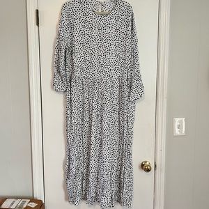 NWOT Polka Dot Maxi Dress | XL